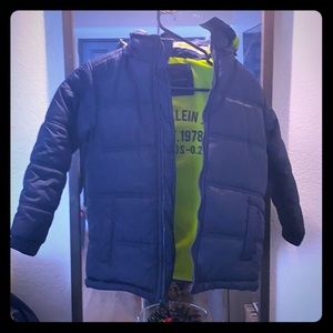 CALVIN KLIEN BOYS WINTER HOODED JACKET